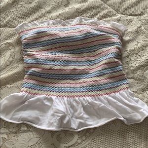 Striped colorful crop top